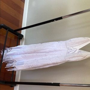 Stunning embroidered handkerchief dress